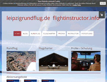 Tablet Screenshot of leipzigrundflug.de